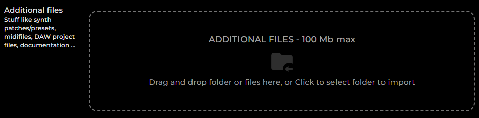 Instrument Additional Files