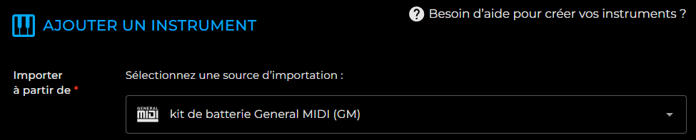 Import drumkit