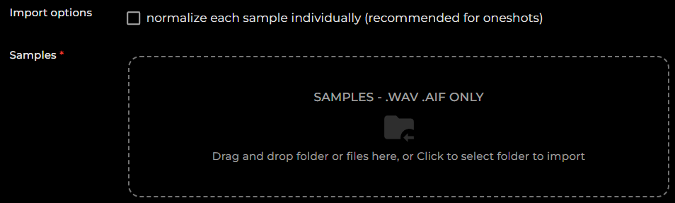 Import drumkit
