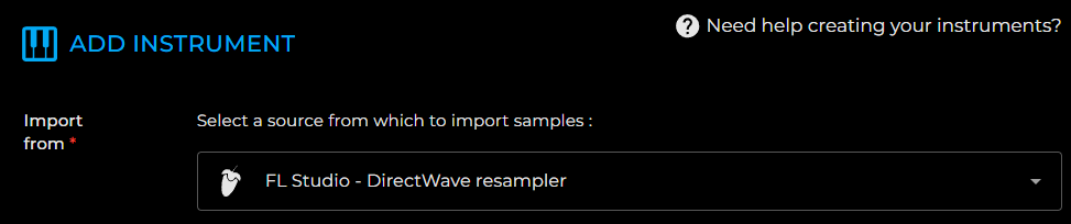 Import DirectWave FL Studio
