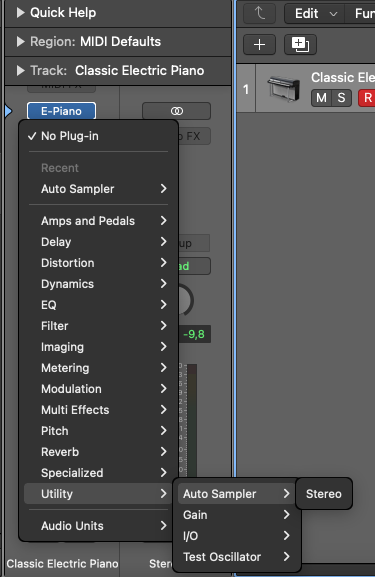 Import Logic Pro Autosampler