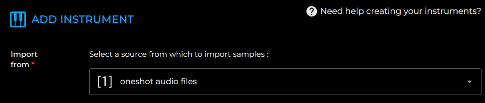 Import oneshot