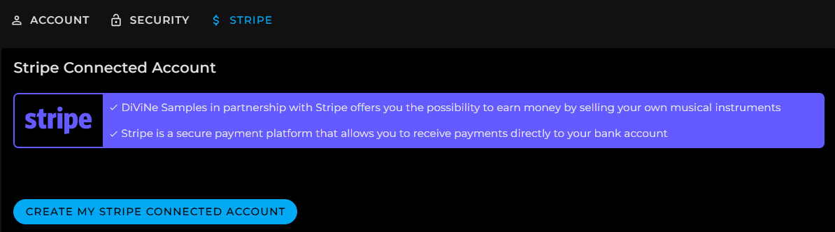 Stripe Connected Account 1