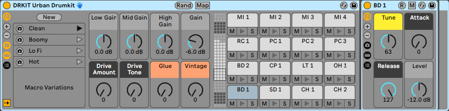 DiViNe Drumkit - Ableton Live Drum Rack